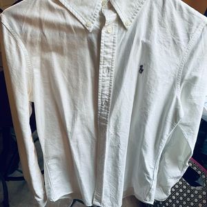 White Ralph Lauren button down for women